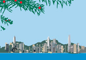 Hong Kong Skyline Animation